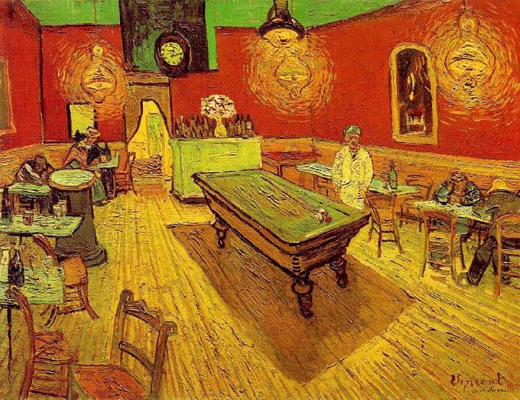 Vincent Van Gogh The Night Cafe oil painting picture